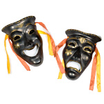 Thalia + Melpomene Drama Masks