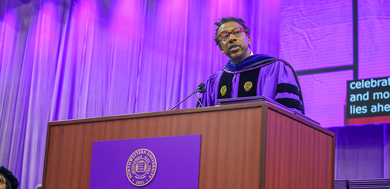 Giving to McCormick helps ensure faculty and students can make the biggest impact. Pictured: Rodney D. Priestley (’05 MS, ’08 PhD)