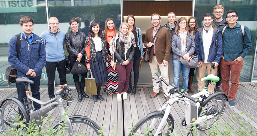 Six AED students spent five days at the University of Stuttgart for a hands-on experience in architectural design.