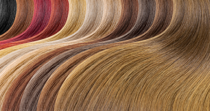Synthetic melanin can create colors ranging from blond to black.