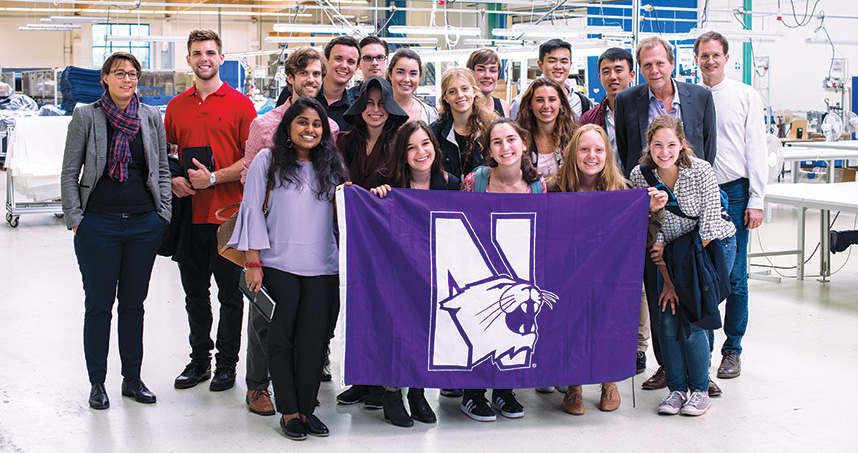 Fifteen Northwestern Engineering rising sophomores studied sustainability in Heidelberg, Germany.