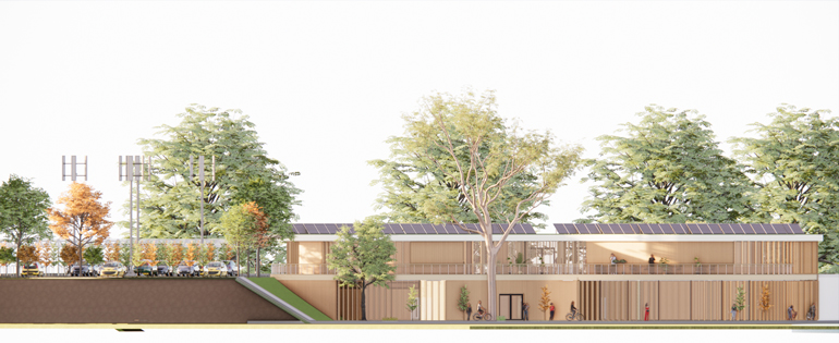 Building Elevation - Back View