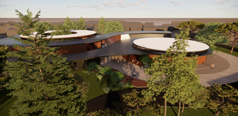 Bird eye view – Side view