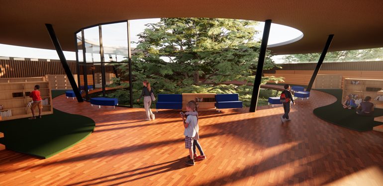 Interior view – Courtyard