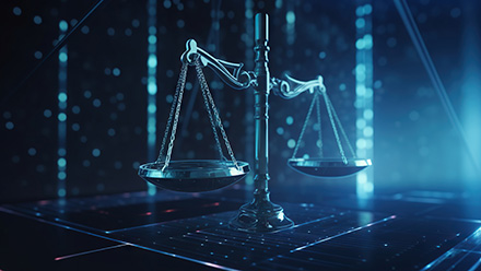 stock image of legal scale