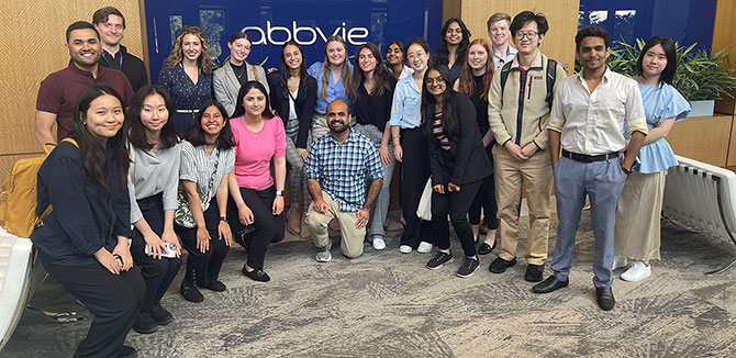 MBP students at biopharmaceutical company Abbvie