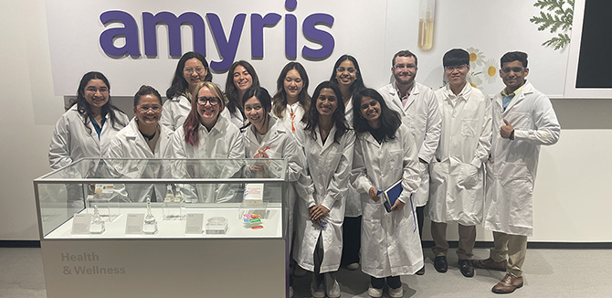 MBP students visiting Amyris