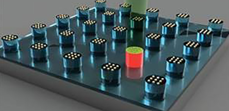 Laser-induced CVD growth of SWNTs from metal nanoparticles on Si micropillars patterned using polymer pen lithography (Mirkin)