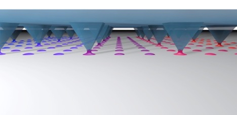 Cantilever-free scanning probe lithography enables the massively parallel synthesis of nanoparticle libraries (Mirkin)