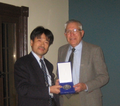 David Boyce Receiving Prize