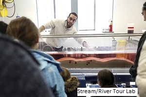 Career Day for Girls Stream River Tour Lab