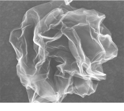3D graphene as a robust and specific adsorbent of micropollutants. (Credits: H. Fu & K. Gray)