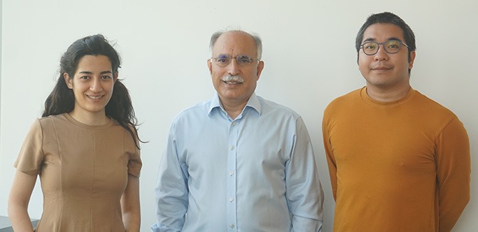 (Left to right) Saba Ahmadi, Samir Khuller, and Pattara Sukprasert