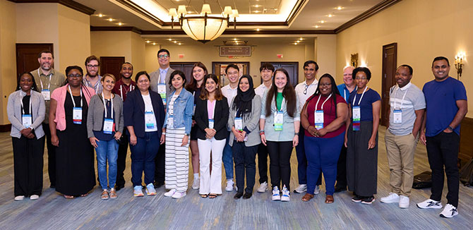 Northwestern students at the Richard Tapia Celebration of Diversity in Computing Conference in Dallas, Texas