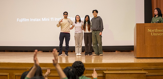 Voxel team: Yuv Bindal (L), Tan Kia Leng, Ashley Williams, and Keagan Pang
