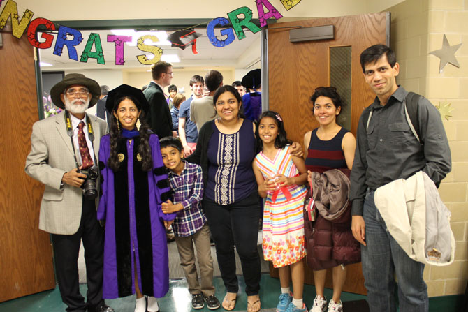 Sunanda Prabhu-Gaunkar & family