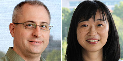 Randy Freeman (l) and Ermin Wei (r)