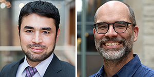 Koray Aydin (left) and Randall Berry