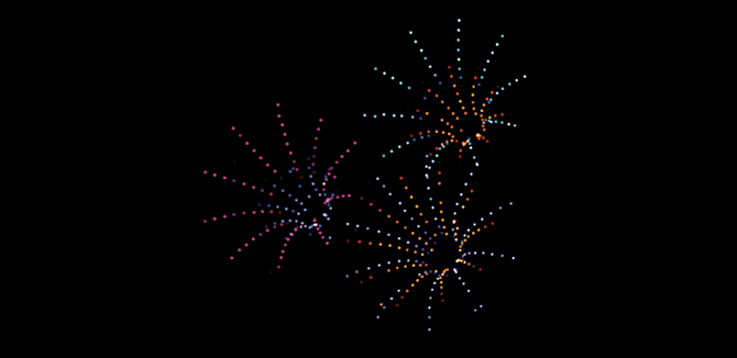 A drone show