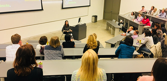 The Master of Engineering Management (MEM) program recently co-hosted a women in engineering event at UI LABS.