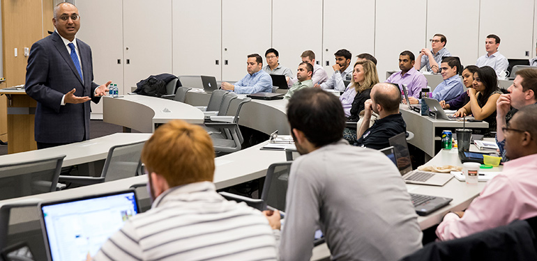 Information sessions allow prospective students to get an in-depth look at the Master of Engineering Management program.