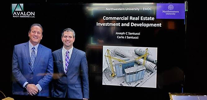 Joseph Santucci (MEM ʼ85) is the owner and managing broker at Avalon Realty Associates L.L.C. His son, Carlo (EMDC '15), is the commercial broker at the same firm.