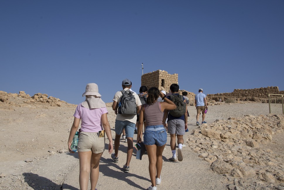 Northwestern students traveled to Israel to meet with leading researchers and industry experts and study firsthand the dry country’s water infrastructure as well as current challenges and potential solutions. Photos by Rebecca Lindell 