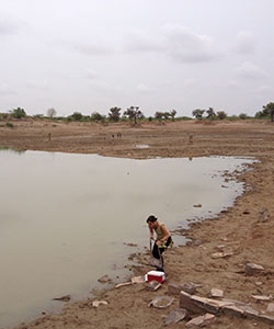 Anna tested and treated drinking water in Rajasthan, India