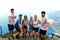 Andie with fellow interns in Guatemala