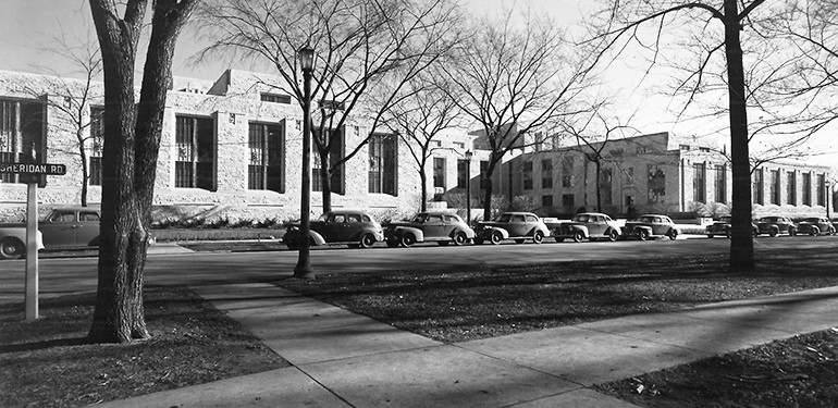 In 1957, the university acquired its first mainframe computer, an IBM 650 located in Dearborn Observatory.