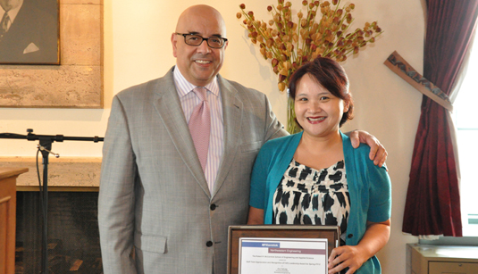 Joy Caluag and McCormick Dean Julio M. Ottino