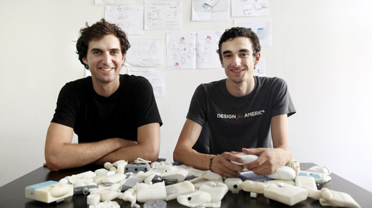 SwipeSense founders Mert Iseri (left) and Yuri Malina