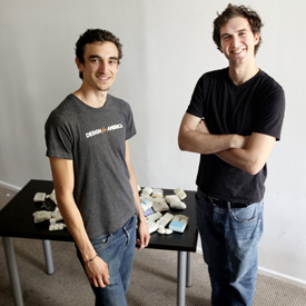 Swipesense founders Yuri Malina (left) and Mert Iseri.