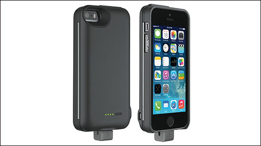 The winning smartphone case features a quick release battery pack to keep the phone charged while on-the-go.