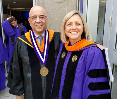 Dean Julio M. Ottino and Chelsea Stoner