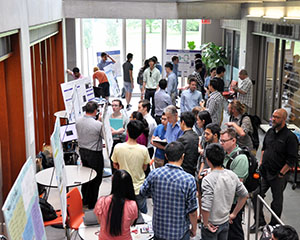 The presentations drew a large crowd to the Ford Atrium.