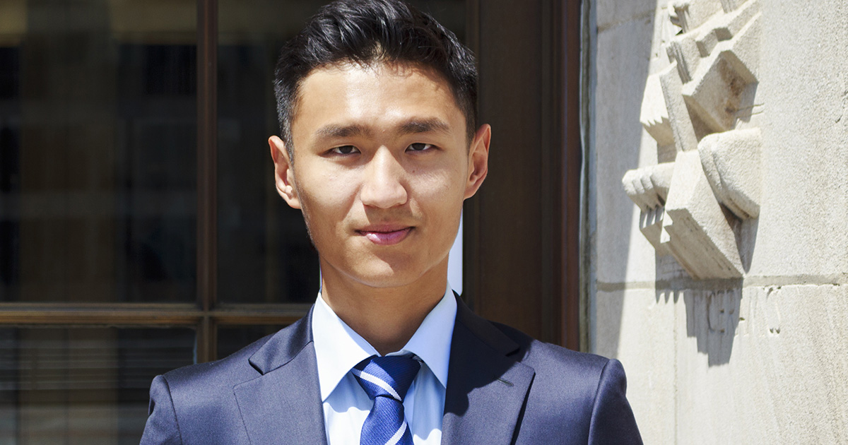 Materials Science Undergraduate Jake Song Wins Gotaas Award News