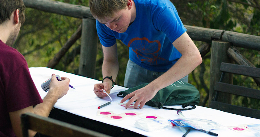 When EWB-NU students tested Kimuka's pond water, they discovered contamination from E. coli and coliform.