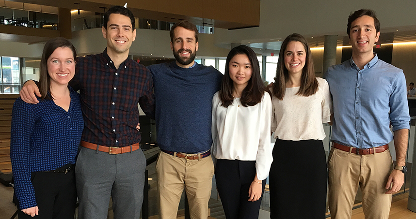 MMM team: Kelsey King, Juan Luciano, Adam Putterman, Amy Liao, Lauren Hunter, and Mohsin Zuberi