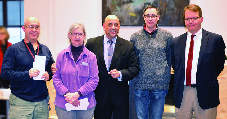 20 years: David Ventre, Rebecca Swierz, Johnathan Gaetz, and John Anderson