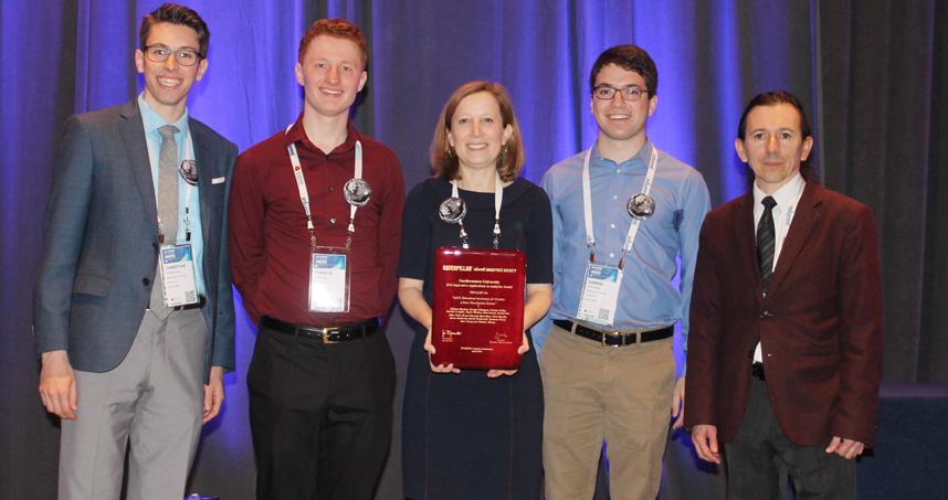 Members of the SAFE team with INFORMS Award Chair Juan Jaramillo. Credit: INFORMS