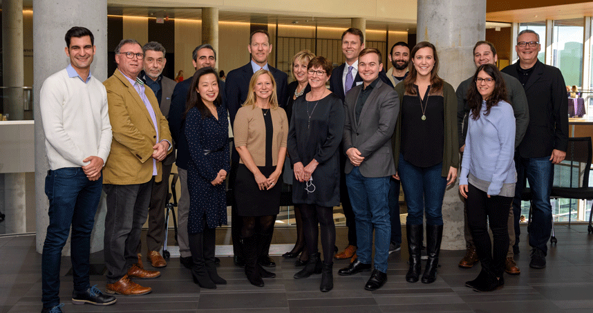 Judges from Allstate, IBM, and IDEO particiated, alongside physicians and professors. Credit: Oscar Dang