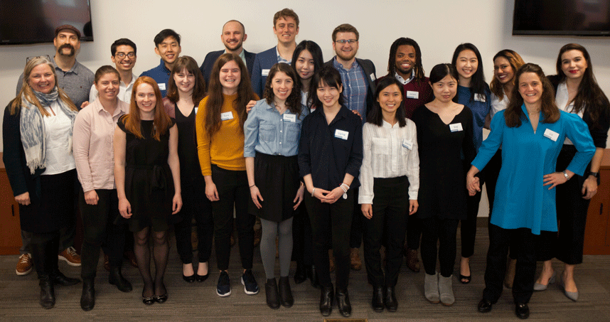 EDI students and instructors pose with project partner, Jason Kunesh, at City Hall on March 13. Credit: Sally Ryan