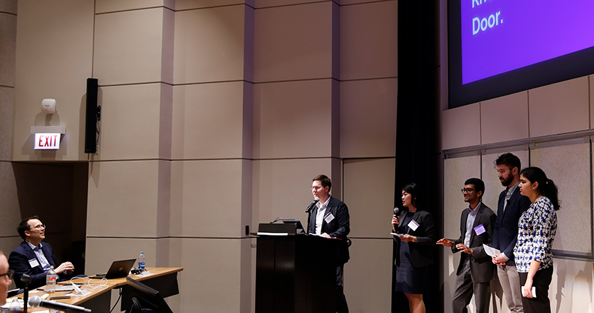 Students worked with Bluhm Legal Clinic to create an emergency resource for immigrant youth. Credit: Jasmin Shah