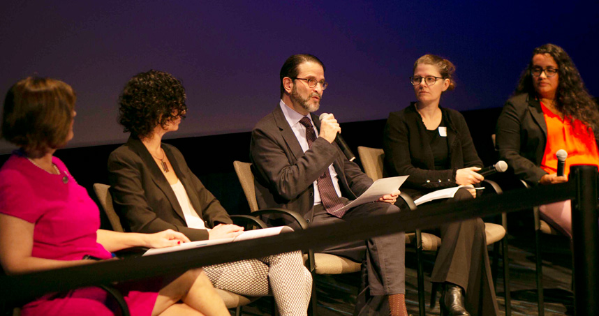 Professor Aaron Packman addresses the US House Select Committee on the Climate Crisis on August 14.