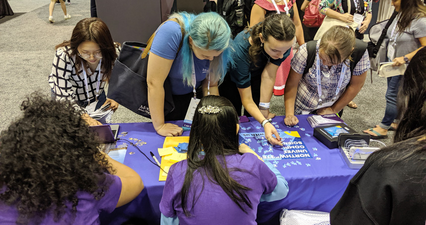 Northwestern Engineering has sent groups of students to the Grace Hopper Celebration since 2015.