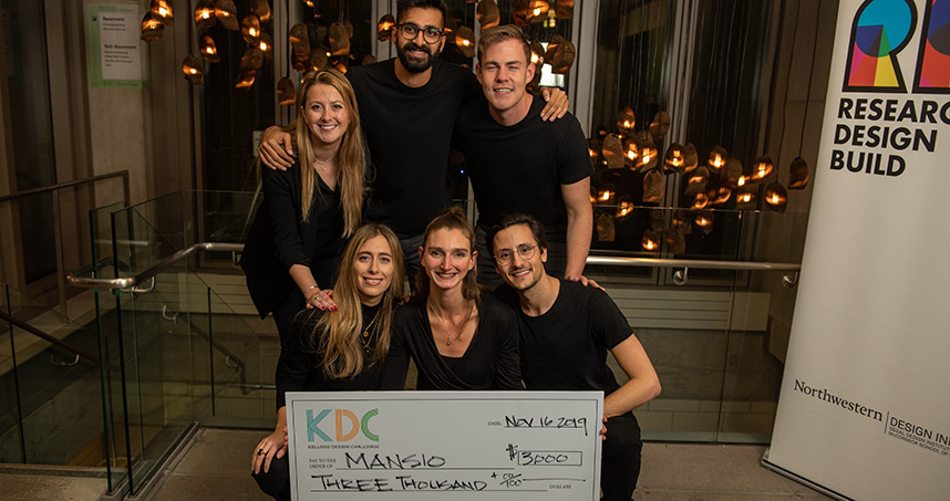 Team Mansio won third place and $3,000 for their proposed solutions for Amazon Prime Video. Credit: Rob Hart