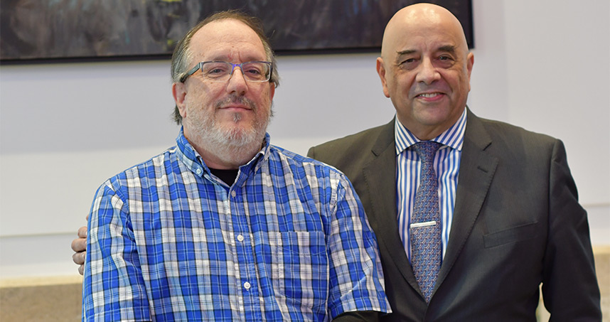 Craig Neumann, IT consultant, was one of three staff members recognized for 25 years of service.