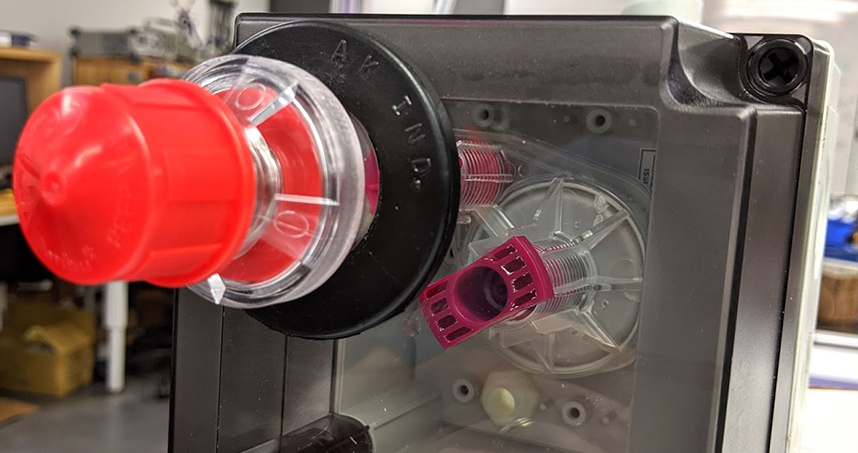 Go2Vent includes a manually adjustable pressure-relief valve to maintain a constant pressure inside the enclosure.