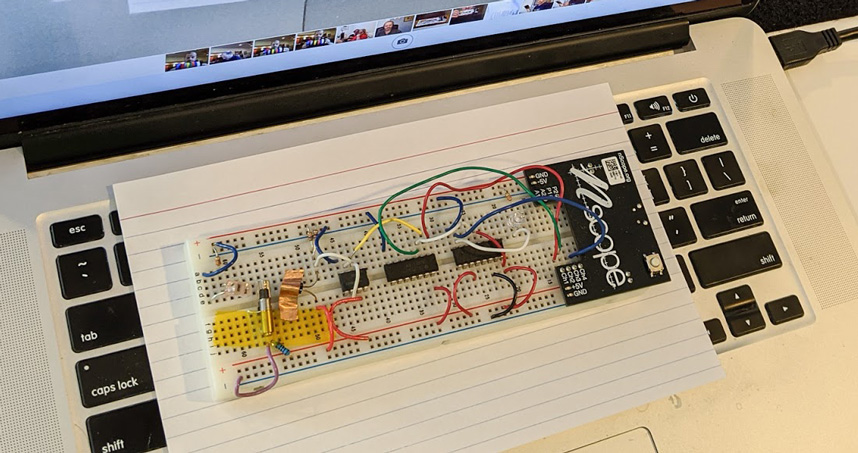 nScope is a small, portable USB-powered device that turns any laptop computer into an electronics workbench.